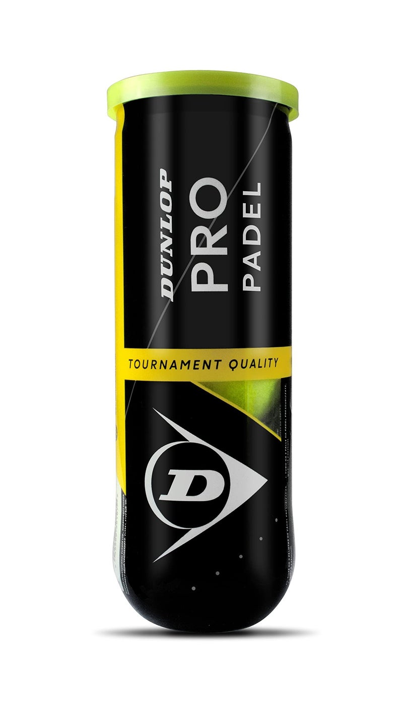 Dunlop Sports Dunlop Pro Padel, 3-ball can, Yellow - Image 3